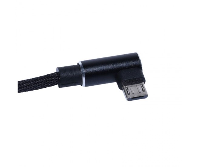 CABLU DE DATE USB - MICRO USB LA 90˚ W05