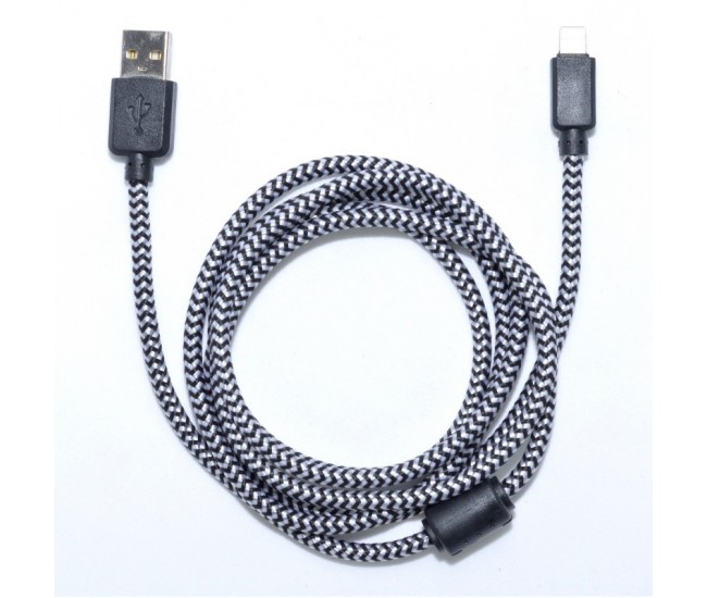 CABLU USB - IPHONE CU FILTRU / PANZAT /100CM