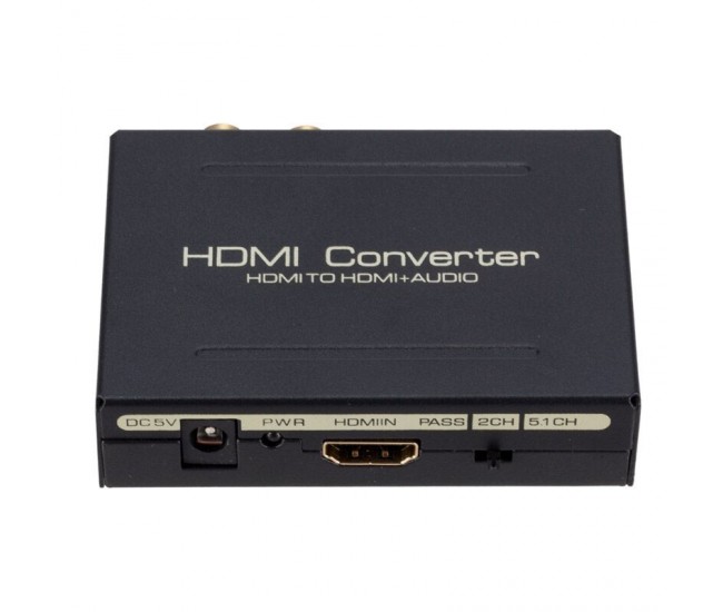 CONVERTOR HDMI LA HDMI + AUDIO 4K+2K