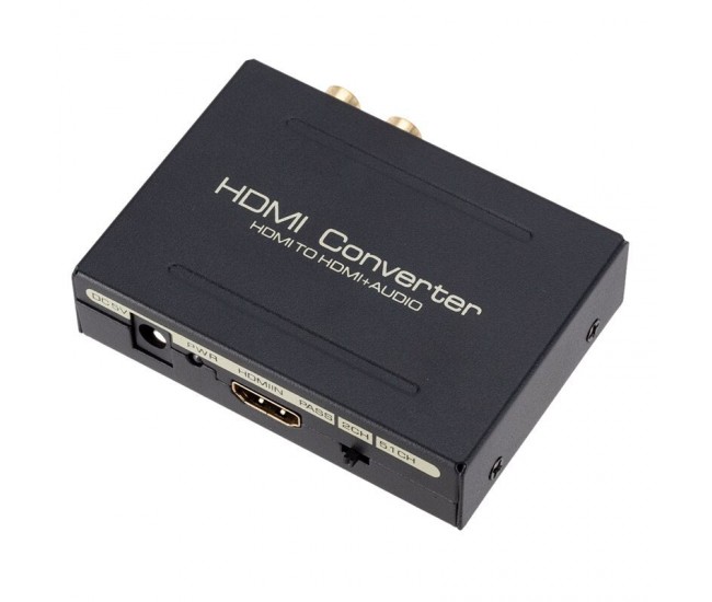 CONVERTOR HDMI LA HDMI + AUDIO 4K+2K