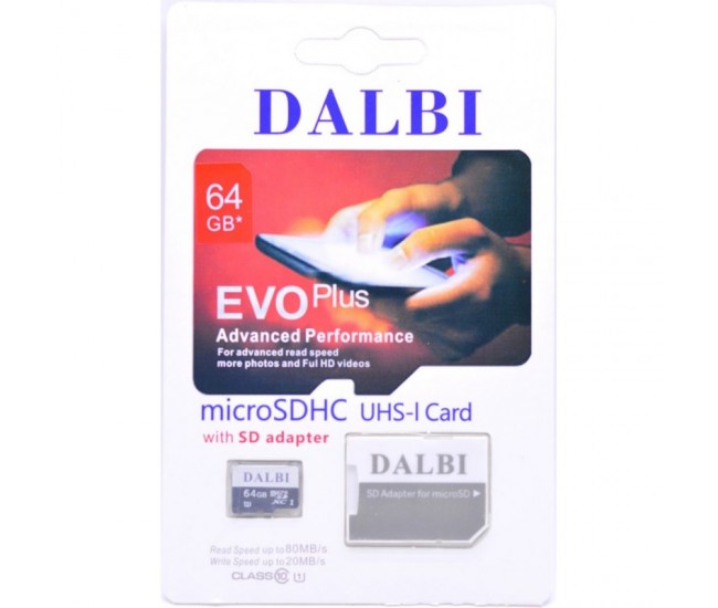 MEMORIE CARD MICRO SDHC + SD 64GB (CLASS 10) UHS-I