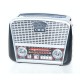 RADIO PORTABIL SOLAR 3 BAND FM-AM-SW , BLUETOOTH , USB CARD TF , MK-455