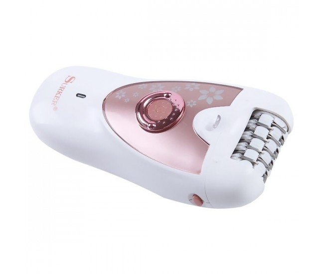 Epilator si aparat de ras reincarcabil Surker, 2 viteze, led, alimentator inclus