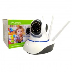 Camera IP Inteligenta ONVIF, Monitor Pentru Bebelusi, Wi-Fi, Ecran Color Hd ONVIF, Senzor de Detectie a Miscarii, 360° grade - F178133