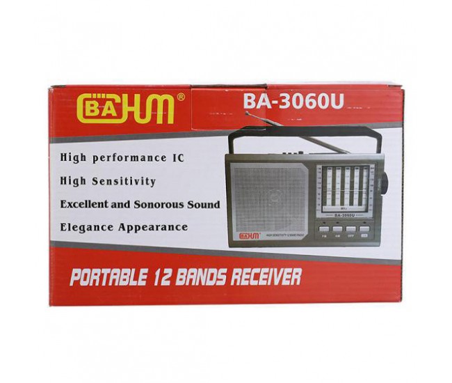 Radio MP3, USB/SD Card, negru - BA3060U