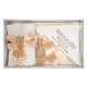 Trusou botez copii, set complet pentru biserica, Crem - NYB25CREM