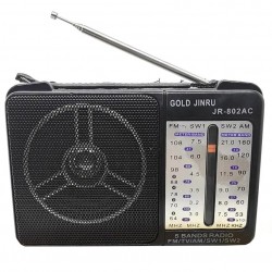 Radio MP3 portabil, dimensiuni mici, negru - JR802 Radio MP3 portabil, dimensiuni mici, negru - JR802