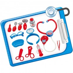 Set troler doctor de jucarie pentru copii, cu sunete si luminite, multicolor - 661170 Set troler doctor de jucarie pentru copii, cu sunete si luminite, multicolor - 661170