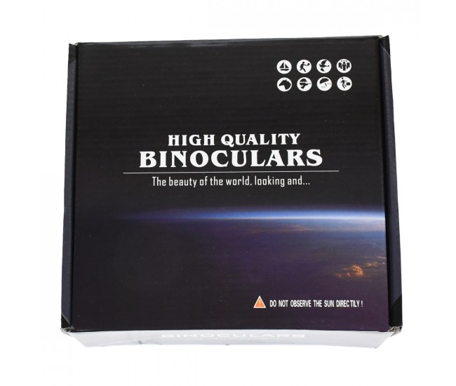 Binoclu High Quality, pentru observarea pasarilor, vanatoare, drumetii, Marire 16x50, 1000 metri, negru - 7434