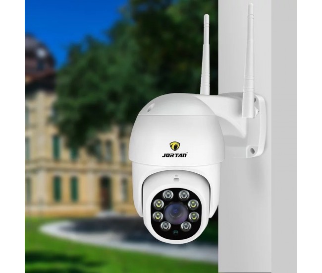 Camera de supraveghere WiFi Smart IP66, Full Color Smart Jortan, Wi-Fi, Full Hd, Senzor de Detectie a Miscarii - JT8161QJ