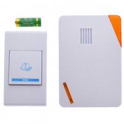 Sonerie usa wireless, cu 32 de melodii, distanta pana la 100 m, DRSCKN, portocaliu Sonerie usa wireless, cu 32 de melodii, distanta pana la 100 m, DRSCKN, portocaliu