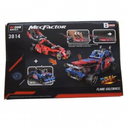 Set Constructie, Masinuta de Jucarie, Lego, 204 de Piese, Rosu - 3814 Set Constructie, Masinuta de Jucarie, Lego, 204 de Piese, Rosu - 3814