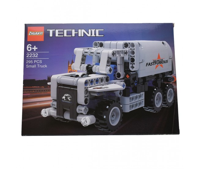 Set Constructie, Camion de Jucarie, Lego, 295 de Piese, Alb - 2232