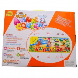 Covor muzical pian de jucarie cu 8 taste, 72 x 29 cm, multicolor - YQ3002 Covor muzical pian de jucarie cu 8 taste, 72 x 29 cm, multicolor - YQ3002