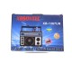 Radio MP3 portabil, baterie reincarcabila, 16x12x7 cm, USB, TF, AUX, negru - XB1367UR