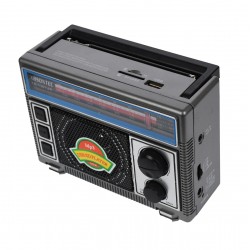Radio MP3 portabil, baterie reincarcabila, 16x12x7 cm, USB, TF, AUX, negru - XB1367UR Radio MP3 portabil, baterie reincarcabila, 16x12x7 cm, USB, TF, AUX, negru - XB1367UR