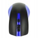 Mouse wireless, 1200 DPI si raza de actiune de 10 metri, frecventa 2.4 Ghz, albastru