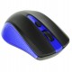 Mouse wireless, 1200 DPI si raza de actiune de 10 metri, frecventa 2.4 Ghz, albastru