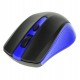 Mouse wireless, 1200 DPI si raza de actiune de 10 metri, frecventa 2.4 Ghz, albastru