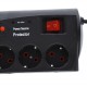 Prelungitor cu 5 prize, lungime 3 metrii, switch ON/OFF, protectie supratensiune - 9003M