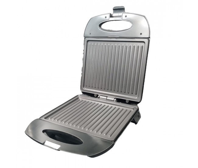 Sandwich-maker Sayona, 1400 W, Inox,  2 sandwich-uri, Negru - SZJ811