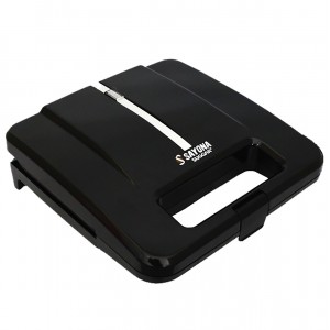Sandwich-maker Sayona, 750 W, Inox,  2 sandwich-uri, Negru - SZJ801G