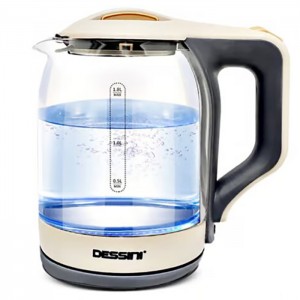Fierbator Dessini, 2000 W, 2 Litri, Baza Detasabila, Bej - DS27SS