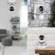 Camera IP Inteligenta ONVIF, Monitor Pentru Bebelusi, Wi-Fi, Ecran Color Hd ONVIF, Senzor de Detectie a Miscarii, 360° grade - F178136