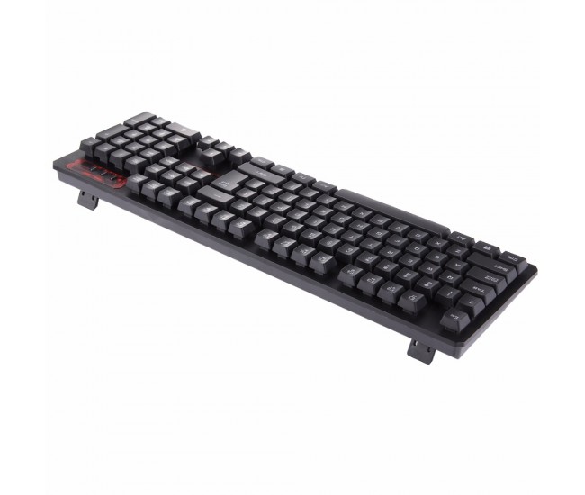 Kit Tastatura si Mouse wireless, 45x14x4 cm, USB Receiver, Negru - HK6500