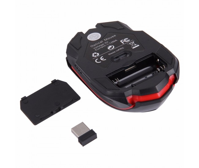 Kit Tastatura si Mouse wireless, 45x14x4 cm, USB Receiver, Negru - HK6500