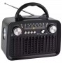 Radio MP3, cu bluetooth, USB/TF, baterie reincarcabila, lanterna, negru - PX95BT