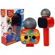 Microfon de jucarie, karaoke pentru copii, cu luminite, rosu - MY013