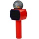 Microfon de jucarie, karaoke pentru copii, cu luminite, rosu - MY013