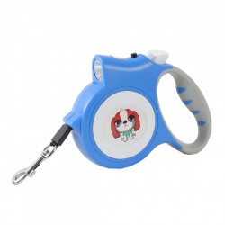 Lesa retractabila, 5 metri, cu lanterna, albastru, pana la 35 kg - FG901A Lesa retractabila, 5 metri, cu lanterna, albastru, pana la 35 kg - FG901A