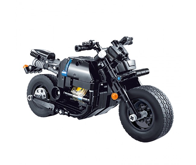 Set Constructie, Motocicleta de Jucarie, Lego, 265 de Piese, Negru - 33001