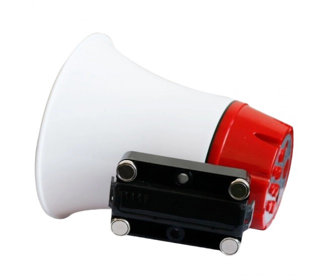 Portavoce Auto, Megafon, Putere 15 W, Prindere Magnetica, conectare USB cu functie redare - VP130