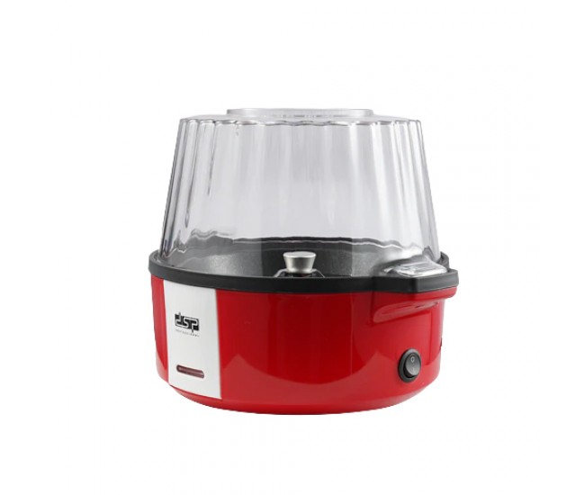 Aparat de facut popcorn DSP, 700W, tehnologie cu aer cald, timp de preparare 4-9 min, rosu - KA2023