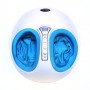 Aparat de masaj pentru picioare Shiatsu, 3 trepte intensitate, functie de incalzire, timer 5-30 min, telecomanda, 40 W, alb/albastru - BLD104