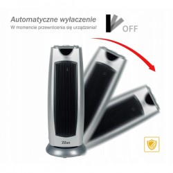 Oferta! Produs resigilat - Aeroterma ceramica turn, oscilanta, ZİLAN ZLN-8342, 2000W si termostat reglabil -RZLN8342