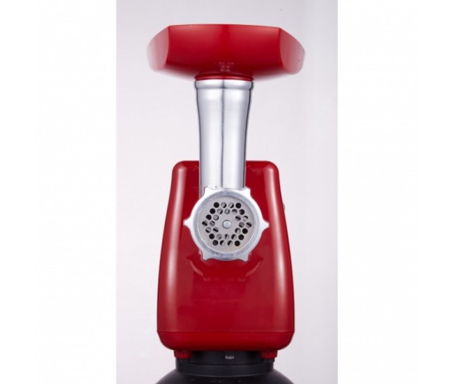 Masina de tocat carne FLORIA ZLN-2386, Putere 1300W, Accesorii umplut carnati, Functie revers, 1.6kg/min, Rosu - RZLN2386 Masina de tocat carne FLORIA ZLN-2386, Putere 1300W, Accesorii umplut carnati, Functie revers, 1.6kg/min, Rosu - RZLN2386
