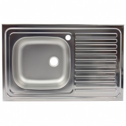 Chiuveta pentru masca ZLN-0193DR, Inox anticalcar, Cuva dreapta, 50x80 cm RZLN0193