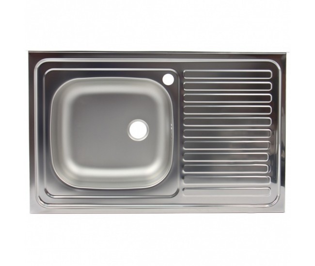 Chiuveta pentru masca+racord flexibil scurgere Z-INOX ZLN-0193DR, Inox anticalcar, Cuva dreapta, 50x80 cm