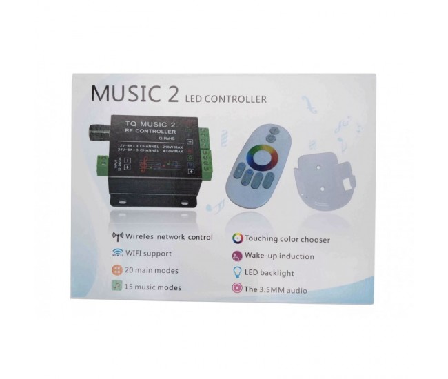 CONTROLER LED RGB - TQ MUSIC 2 RF + WIFI