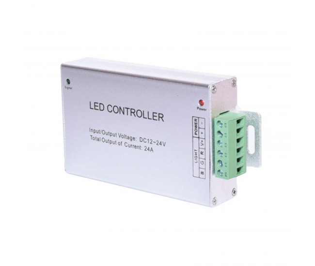 CONTROLER METAL LED RGB 44 TASTE, 12-24V/24A