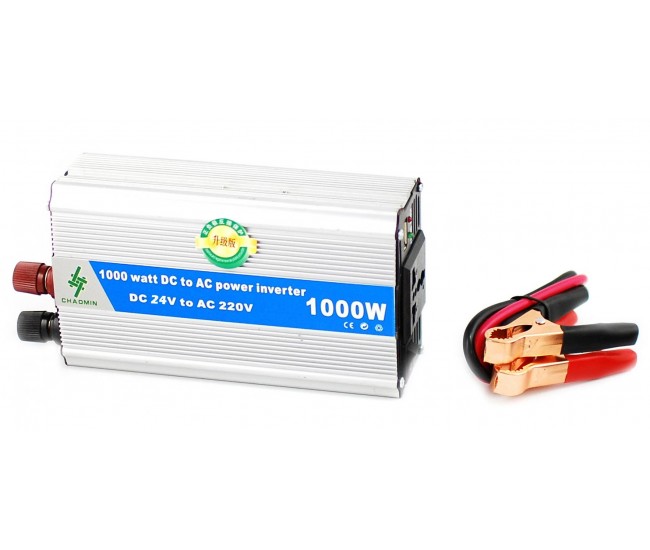 Invertor auto 1000W Chaomin 24V - 220V cu iesire USB
