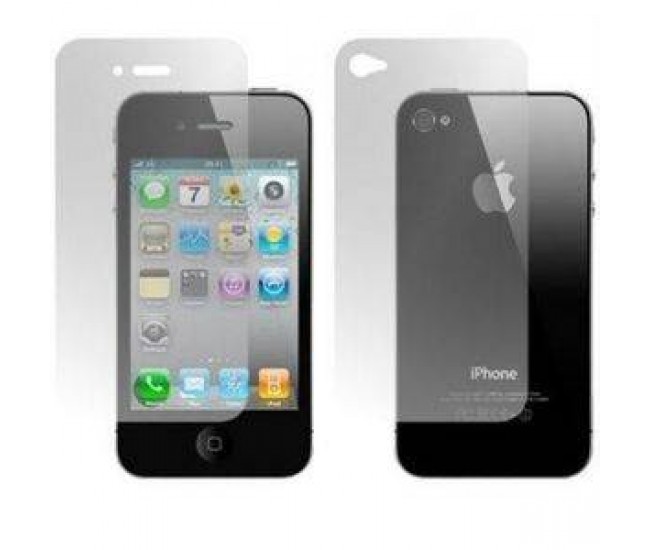 Folie protectie SMART SMT00003 fata spate pentru iPhone 4