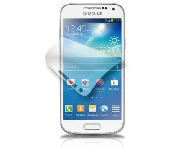 Folie de protectie dedicata modelului Samsung Galaxy S4 Mini.