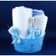 Trusou botez baieti - set botez biserica - trusou bleu T1495