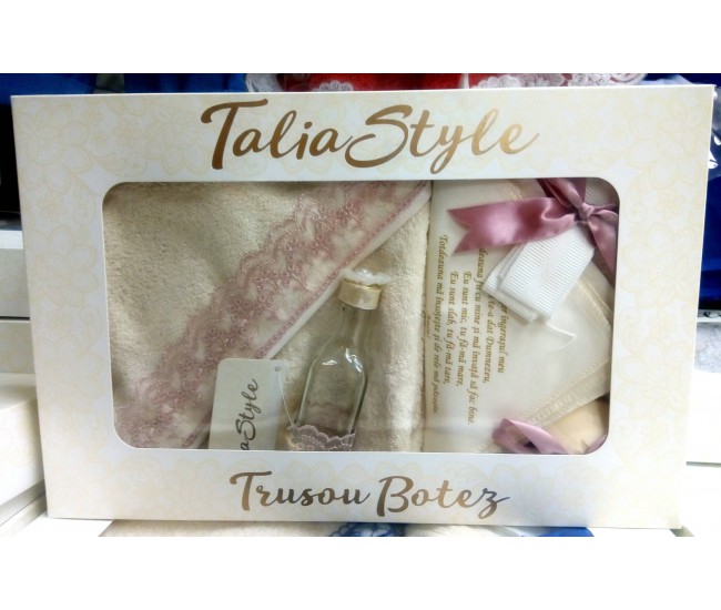 Trusou botez pentru fetite si baieti - set complet pentru biserica TB515