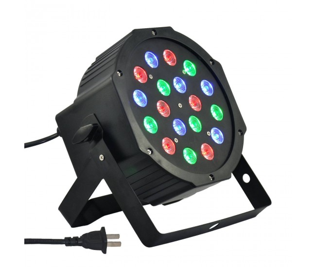 Lumini Disco cu senzor de muzica - 18 LED Proiector joc de lumini Lumini Disco cu senzor de muzica - 18 LED Proiector joc de lumini